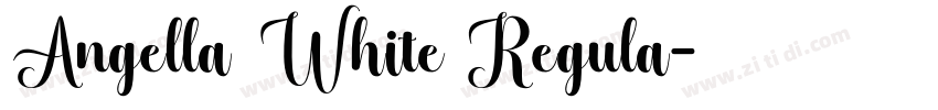 Angella White Regula字体转换